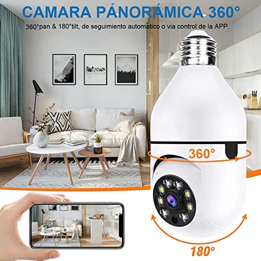 Camara tipo ampolleta foco 360°